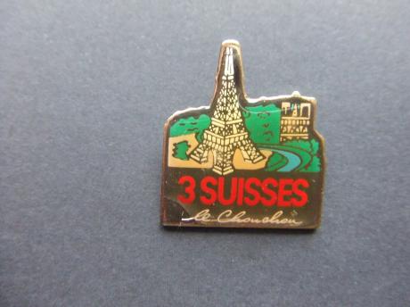 3 Suisses wol Eiffeltoren Parijs